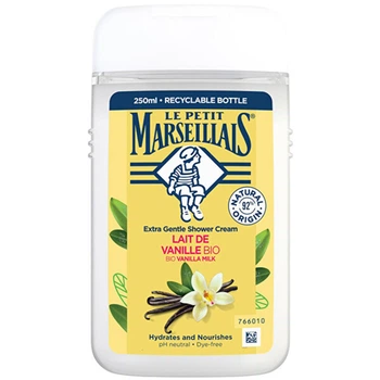 Крем-гель для душа Le Petit Marseillais BIO Vanilla Milk, 250 мл