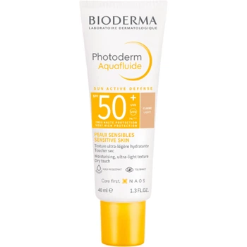 Солнцезащитный крем для лица Bioderma Photoderm Aquafluid SPF 50+, Light, 40 мл