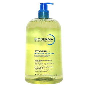 Масло для душа Bioderma Atoderm Против раздражения, для лица и тела, 1000 мл