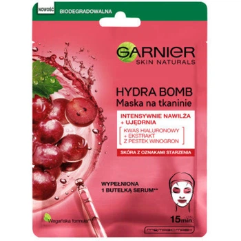 Увлажняющая тканевая маска для лица Garnier Hydra Bomb, 32 г