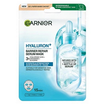 Сывороточная маска для лица Garnier Hyaluron+ Barrier Repair, 28 г