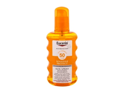 Солнцезащитный спрей для тела Eucerin Sensitive Protect Sun Spray Transparent SPF 50, 200 мл