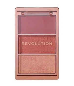 Палетка румян и хайлайтера Makeup Revolution Blush Icon Aura Points Rose