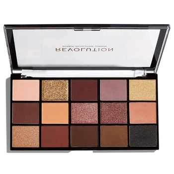 Палетка теней для век Revolution Make Up The Reloaded Velvet Rose, 15 оттенков, 16,5 г