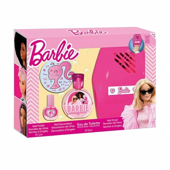 Подарочный набор детской туалетной воды и маникюрного набора CARTOON Barbie, 50 мл