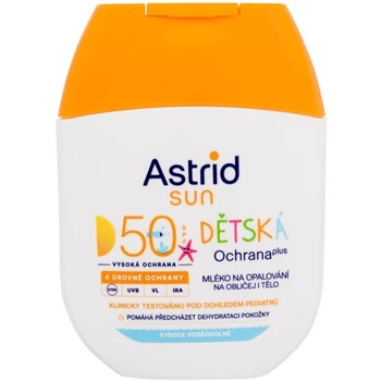Сонцезахисний лосьйон для обличчя та тіла для дітей Astrid Sun Kids SPF50, 60 мл