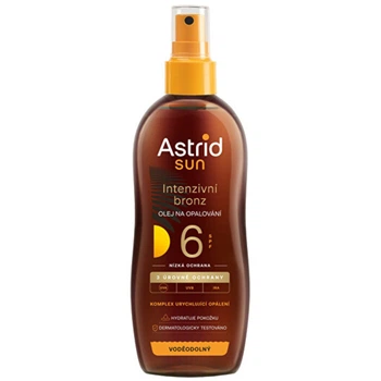 Масло для загара Astrid SPF 6, 200 мл