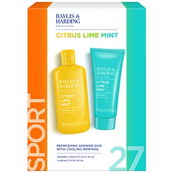Подарунковий набір засобів для догляду за тілом Baylis & Harding Men Sport lemon, lime & mint