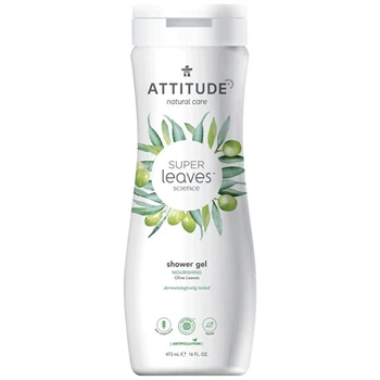 Натуральный гель для душа Attitude Super Leaves Olive Leaves, 473 мл