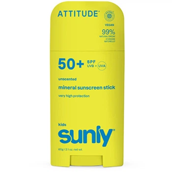 Детский минеральный солнцезащитный крем Attitude Kids Sunly Cream SPF 50, 60 г
