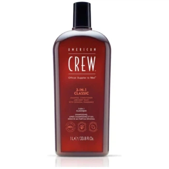 Шампунь, кондиционер и гель для душа 3-в-1 American Crew, 450 мл