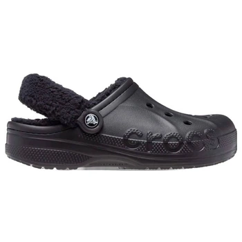 Крокси утеплені Crocs Baya Lined Fuzz Strap Black 39 (39-40-EU)