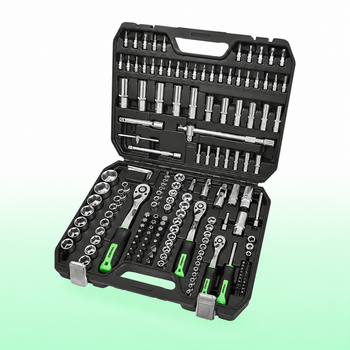 Набор инструментов, 1/2", 1/4", 3/8", 72T, CR-V, 171 предмет, WINSO PRO