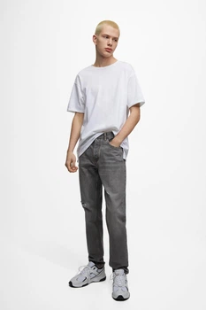Джинси Pull & Bear сірий PFATC090 36