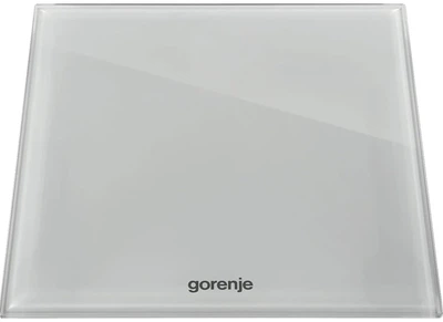 Весы напольные Gorenje, 180 кг, с цифровым дисплеем, стеклянный корпус, белый цвет