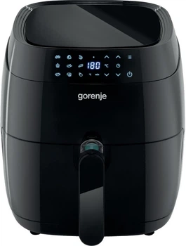 Мультикухонний прилад Gorenje 1400Вт, ємність 3.5л, сенсорне керування, 9 автоматичних програм, пластиковий корпус, чорний колір.