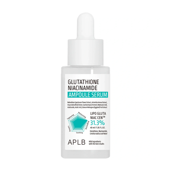 Сыворотка для выравнивания тона кожи с глутатионом и ниацинамидом APLB Glutathione Niacinamide Ampoule Serum 40 мл