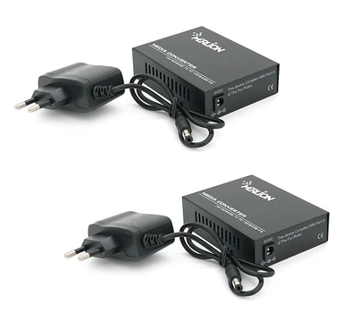 Медіаконвертер пари Merlion MC100M (A+B) 1310/1550nm, 100Mbit, WDM, 25km