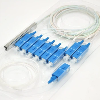 Оптический PLC делитель 1x8 Coupler PLC-1x8-split0 SC/UPC mini 0.9mm
