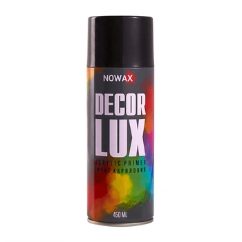Грунтівка акрилова Nowax Spray NX48049 чорна 450 мл