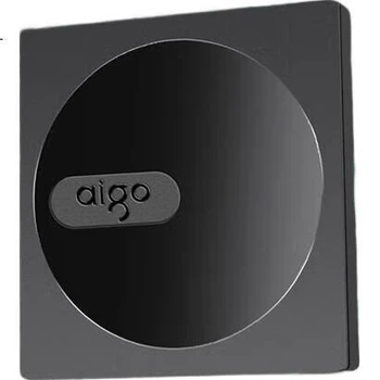 Зовнішній оптичний привід Aigo 8x Speed USB, зовнішній записувач DVD, портативний оптичний привід, зовнішній оптичний привід для ноутбуків, портативний універсальний зовнішній пристрій для читання та запису, чорний G100