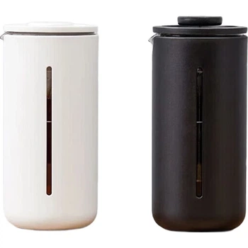 Кавоварка Timemore Small U French Press 450 мл, кава для розливу, скляна чашка з фільтром для кави, френч-прес