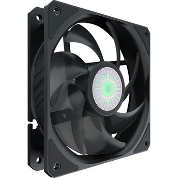 Корпусной вентилятор CoolerMaster Vortex 120 12 см (рама вентилятора с улучшенным воздушным потоком/уплотнение подшипника/новая конструкция лопастей для повышения эффективности)