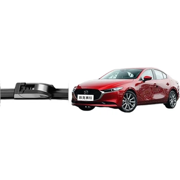 Спеціальні безрамкові щітки склоочисника YITU Mazda Angkesaila для Angkesaila [моделі 2014-2019], оригінальні автомобільні склоочисники (1 пара), гумова смужка класу А