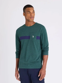 Лонгслів чоловічий U.S. Polo Assn 11T0188-2X00A(WILD TEAL HEATHER) 2XL Зелений (786662754436)