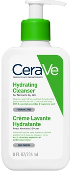 Очищающая увлажняющая эмульсия CeraVe для нормальной и сухой кожи лица и тела 236 мл (3337875597180)