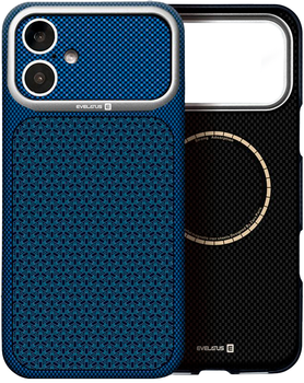 Панель Evelatus Carbon Premium MagSafe для Apple iPhone 16 Midnight Blue (4752192110659)