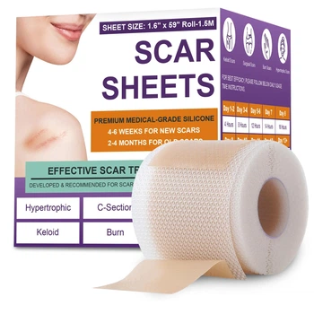 Силиконовый пластырь от шрамов и рубцов Scar Sheets 4*150 см