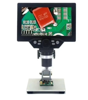 Цифровой микроскоп с экраном на штативе (1-1200X, 7 дюймов, 12MP) G1200