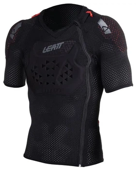 Защитное джерси Leatt ReFlex Stealth Body Tee черное размер L