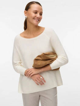 Пуловер жіночий VERO MODA 10345818 L snow white