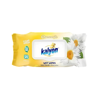 Вологі серветки Kalyon Chamomile Ромашка 120 шт (MM00.0007)