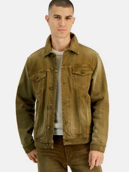 Джинсова куртка чоловіча Guess 833547832 M Зелена (1162447649)