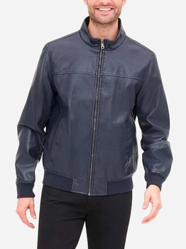 Бомбер из искусственной кожи мужской Tommy Hilfiger 879259699 L Синий (1162393319)