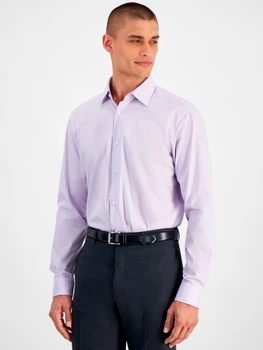 Сорочка бавовняна чоловіча Hugo Boss 626334830 44 Бузкова (1159863544)