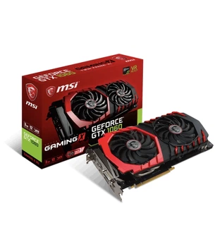 Ігрова відеокарта для пк Nvidia GeForce MSi GamingX GTX1060 3gb Gddr5 - Б/У