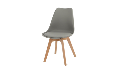 Стул кухонный Intarsio KRUZ 48×42×81 см Серый