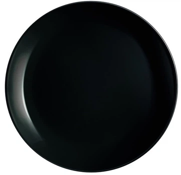 Тарелка десертная Luminarc P0789 Diwali Black чёрная 190 мм