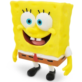 Губка Боб SpongeBob антистрес 10 см тягучка з піском супер гнучка іграшка для рук