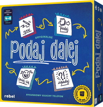Gra planszowa Rebel Podaj dalej! USATEL0102PL (3558380134060)