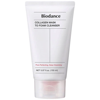Очищающая маска-пенка с коллагеном и ниацинамидом Biodance Collagen Mask To Foam Cleanser, 150 мл