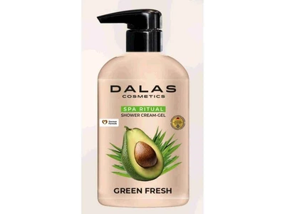 Крем-гель для душу DALAS 550мл GREEN FRESH