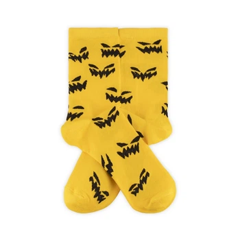 Носки мужские coLibriK Улыбка halloween, 40-45, высокие, желтый/черный (0200004953931)