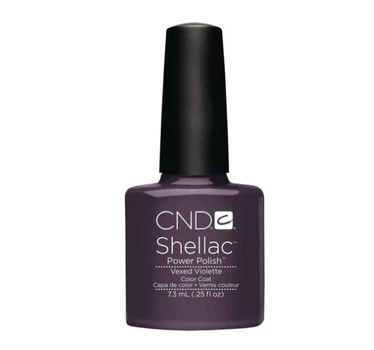 Гель-лак для ногтей CND Shellac Vexed Violette темно-фиолетовый металлик 7.3 мл