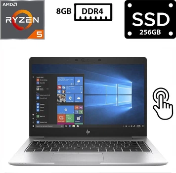 Ноутбук Hewlett Packard EliteBook 745 G6 14" IPS Touch 1920x1080 AMD Ryzen 5 Pro 3500U 8GB DDR4 SSD 256GB Radeon Vega 8 Graphics Камера (H745G6R8S256A) Б/В