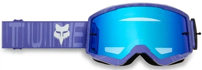 Маска мотокроссовая Fox Main Diffuse Purple Dove зеркальная синяя линза фиолетовый VLS